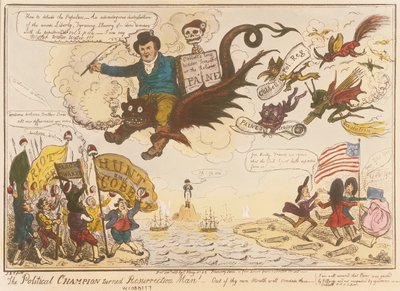 The Political Champion Turned Resurrection Man! -Out of Thy Own Mouth Will Condemn Thee.., 1819 by Isaac Robert Cruikshank